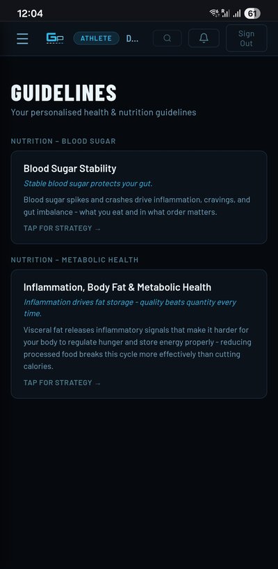 GP Platform: Guidelines