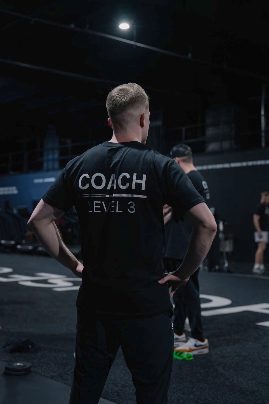 Coach with client at Kings Fitness, Calgary